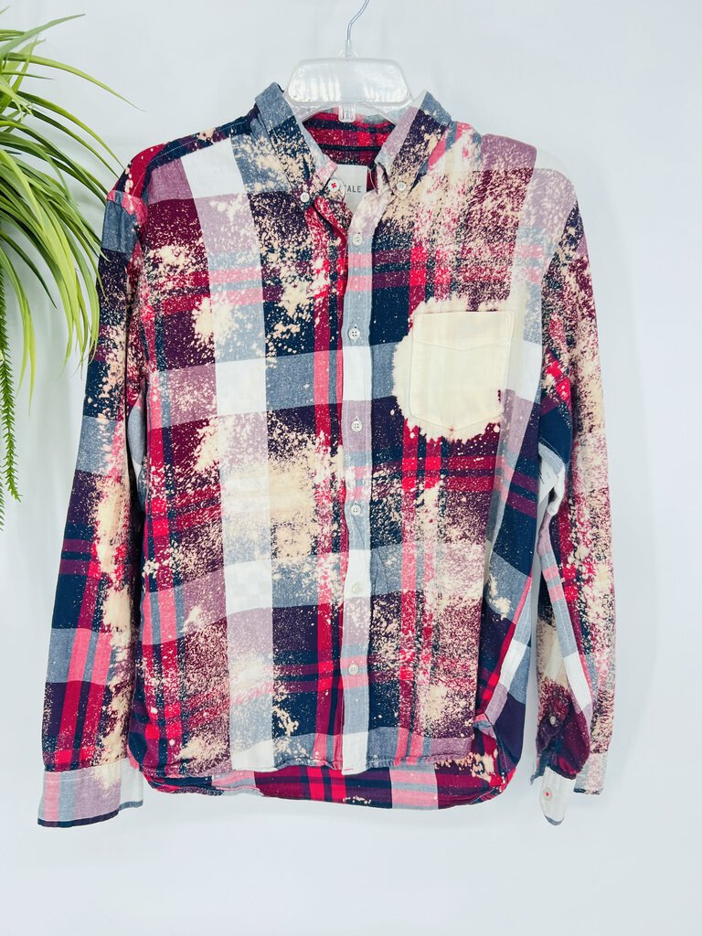 (M) Thanksgiving Casserole Bleached Flannel Womens