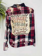 Load image into Gallery viewer, (M) Thanksgiving Casserole Bleached Flannel Womens