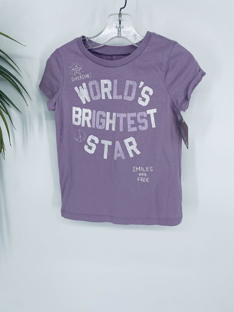 (5) OshKosh Brightest Star Lavender Tee Girls