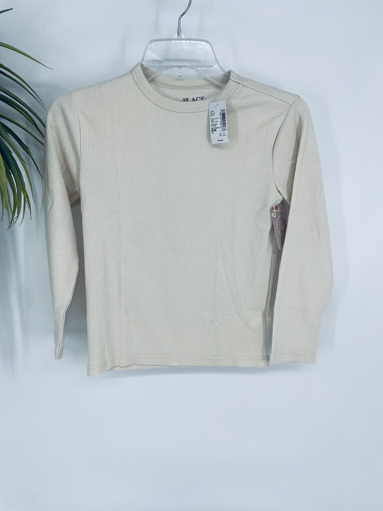 (L) Place Cream Long Sleeve Boys