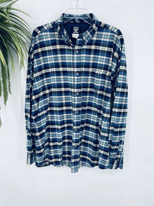 (2XT) Roper Tan Plaid Button Up Mens