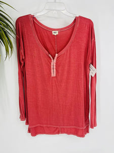 (Small) BKE Coral LS Shirt Womens