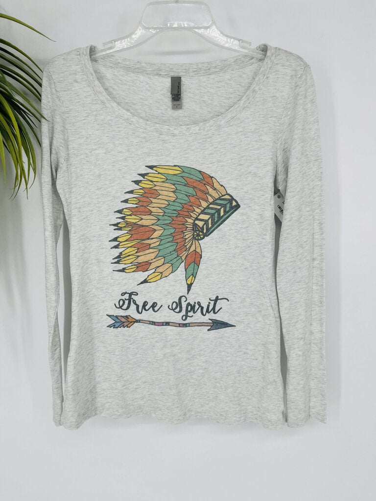 (L) Free Spirit Chief LS Shirt Womens