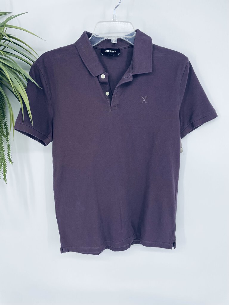 (S) Express Purple SS Polo Men's