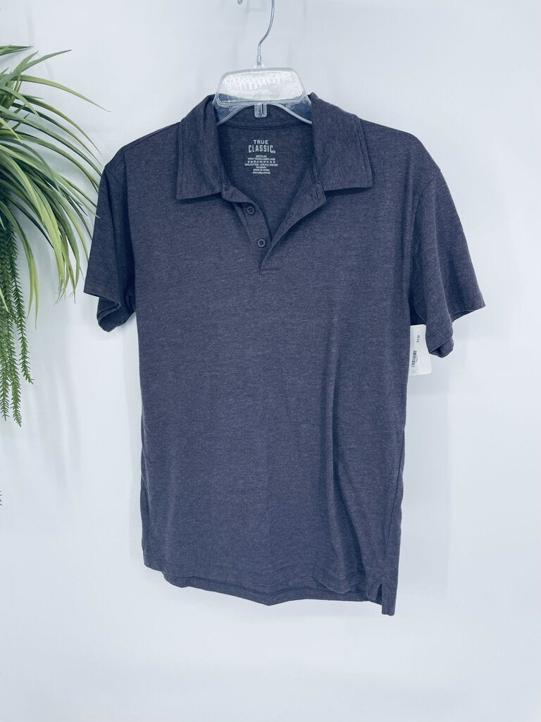 (M) True Classic Purple SS Polo Men's