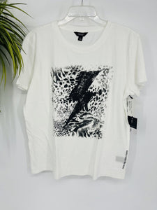 (L) Simply Vera Wang Print Shirt Women's