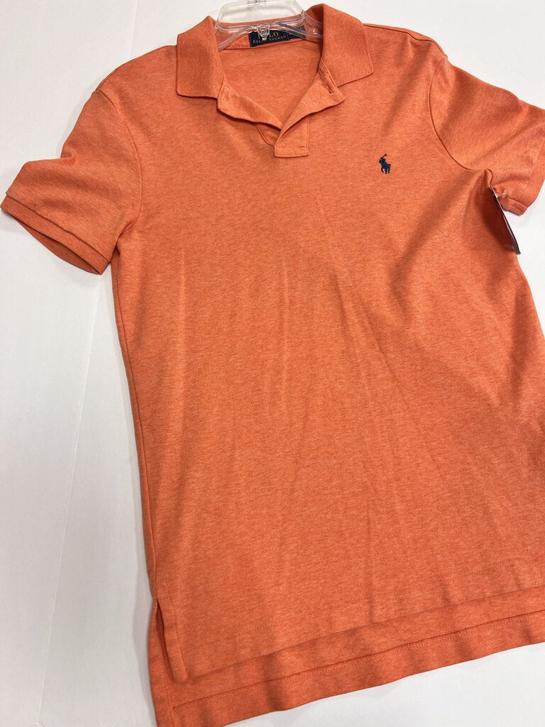 (S) Polo Ralph Lauren Orange SS Shirt men's