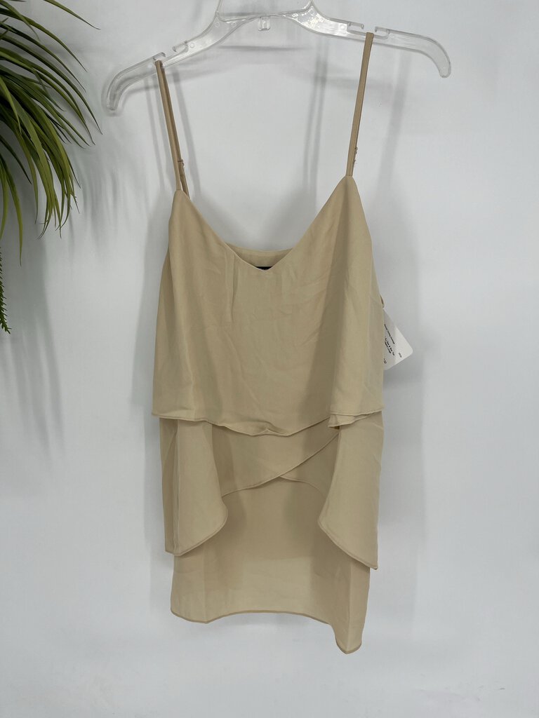 (L) Doe & Rae Tan Tiered Top Women's