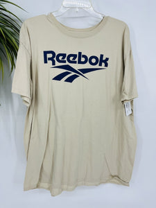 (XXL) Reebok Tan Blue Tee Mens