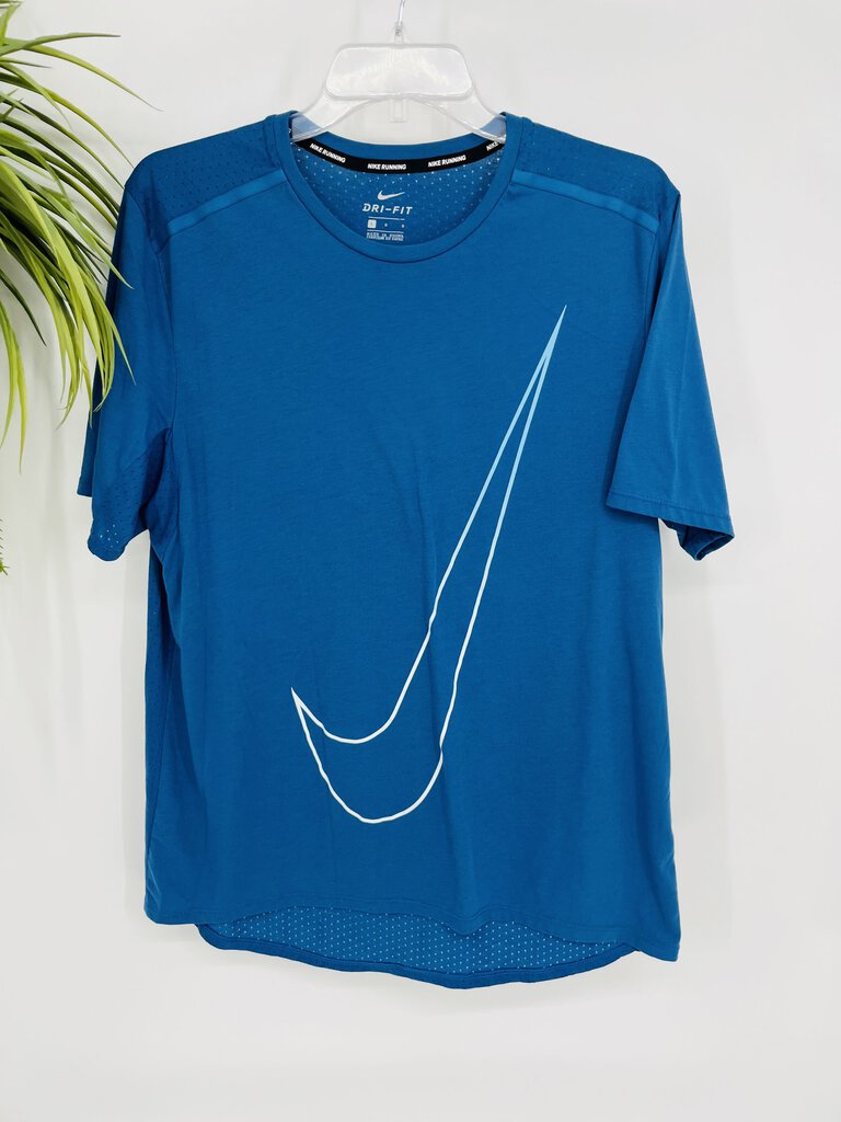 (L) Nike Blue Running Tee Mens