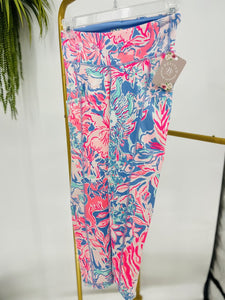 (XXS) Lilly Pulitzer Floral Athletic Leggings Women's