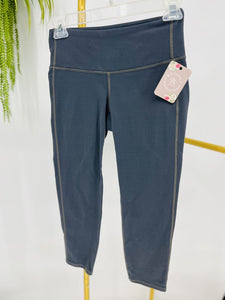 (XS) Athleta Gray Cropped Leggings Women's