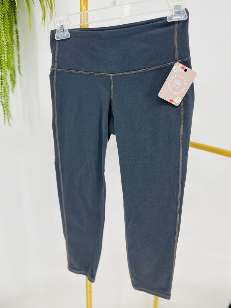 (XS) Athleta Gray Cropped Leggings Women's