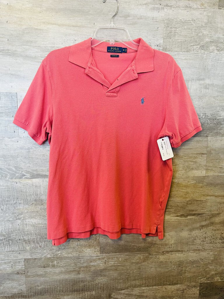 (M) Ralph Lauren Pink Polo Mens