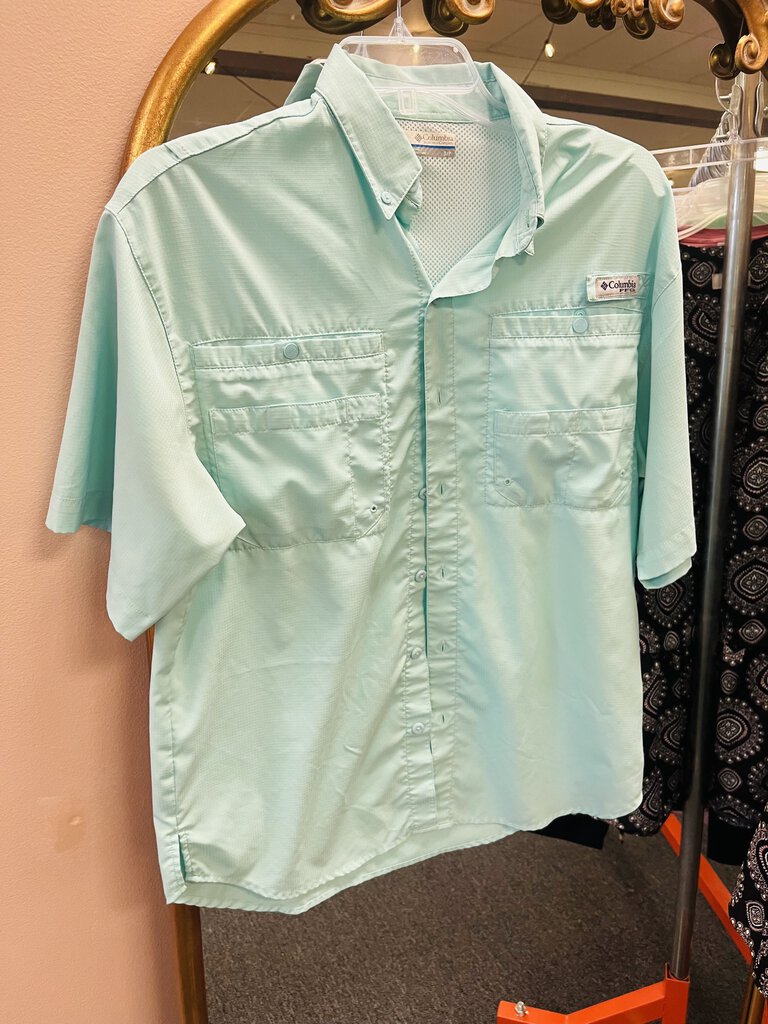 (S) Columbia Mint Short sleeve Men
