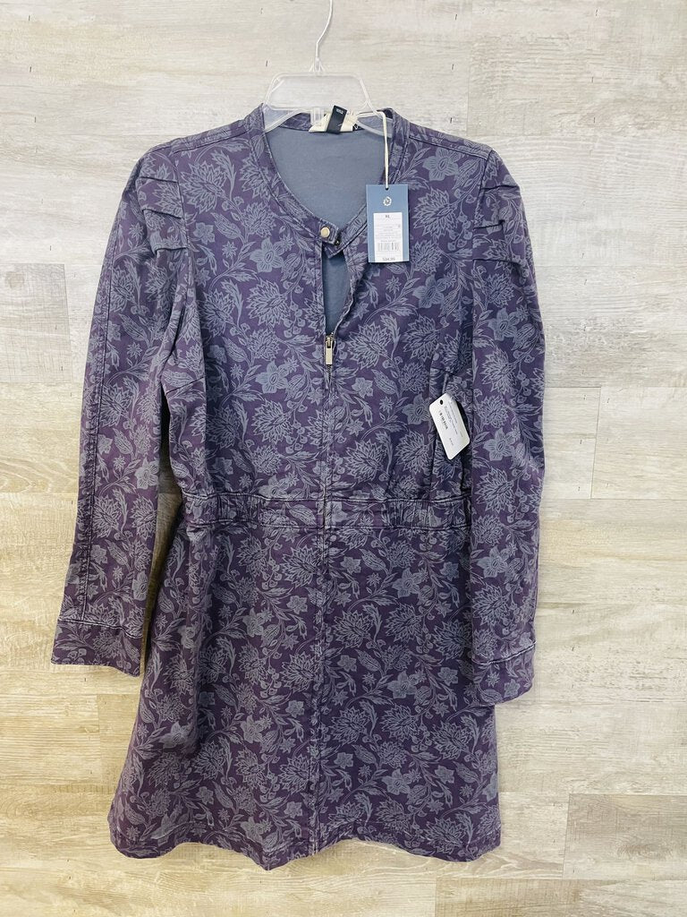 (XL) Universal Threads Denim Floral Dress
