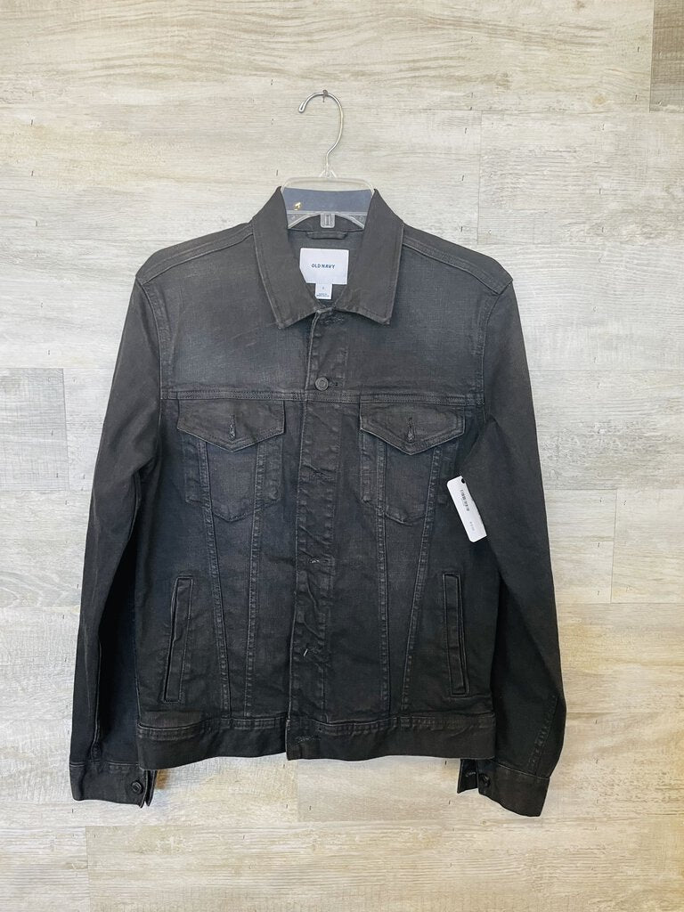 (S) Old Navy Black Jean Jacket Mens