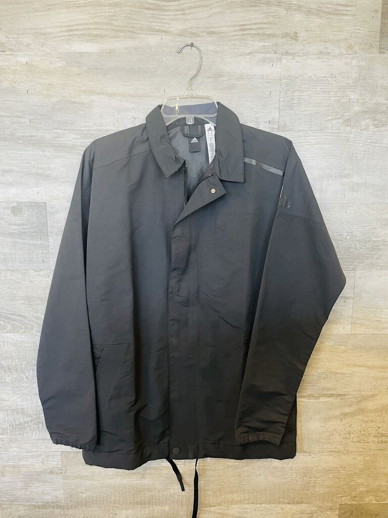 (S) Adidas Black Nylon Jacket Mens