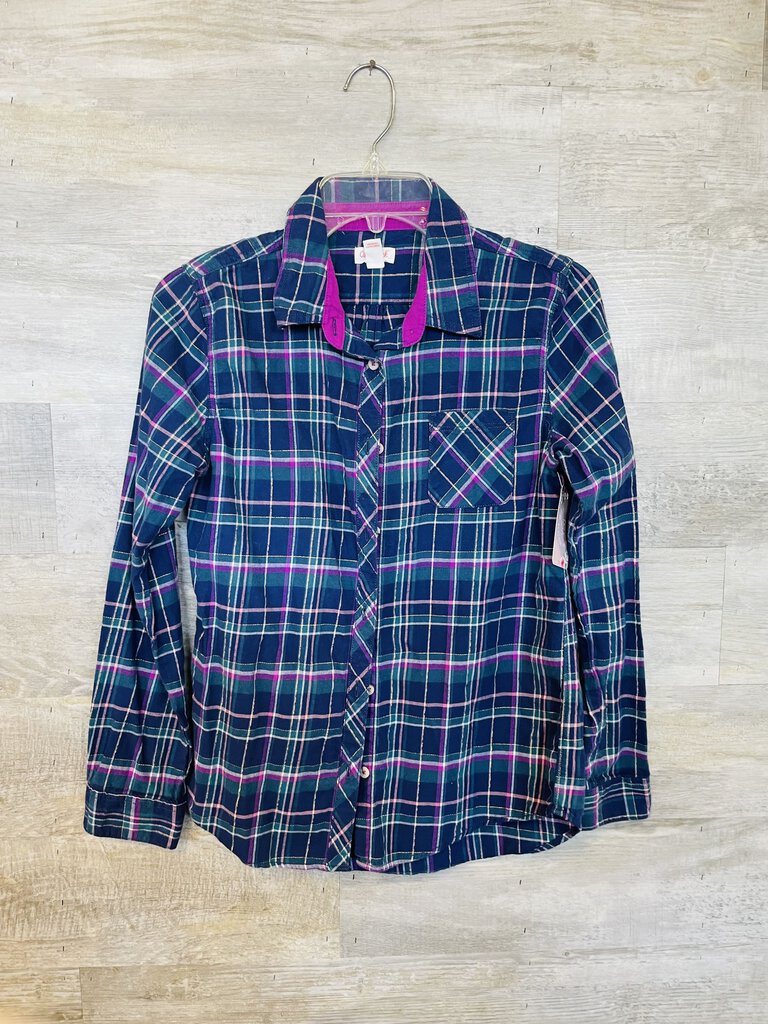 (XL) Cat & Jack Purple Flannel Girls
