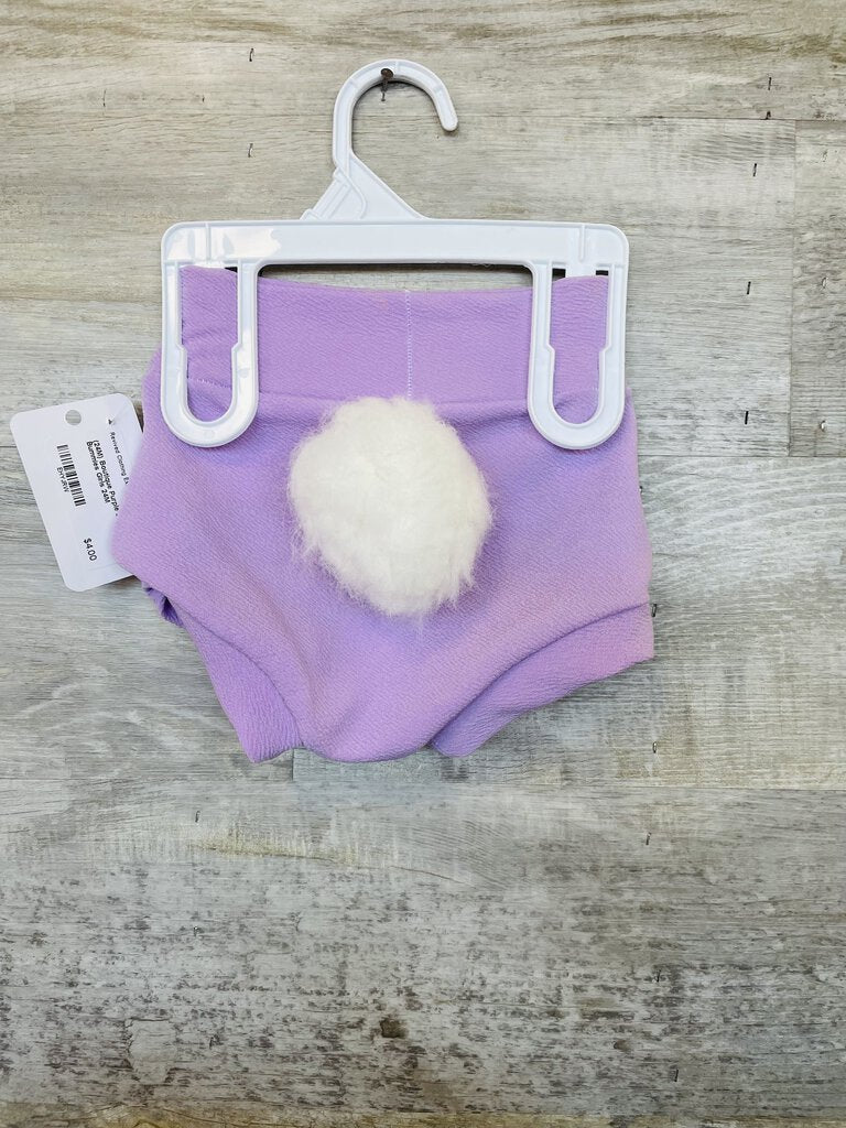 (24M) Boutique Purple Bunny Tail Bummies Girls