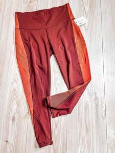 (8) Lululemon Maroon Leggings Womens