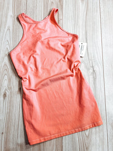 (ST) Athleta Pink Open Back Tank Womens