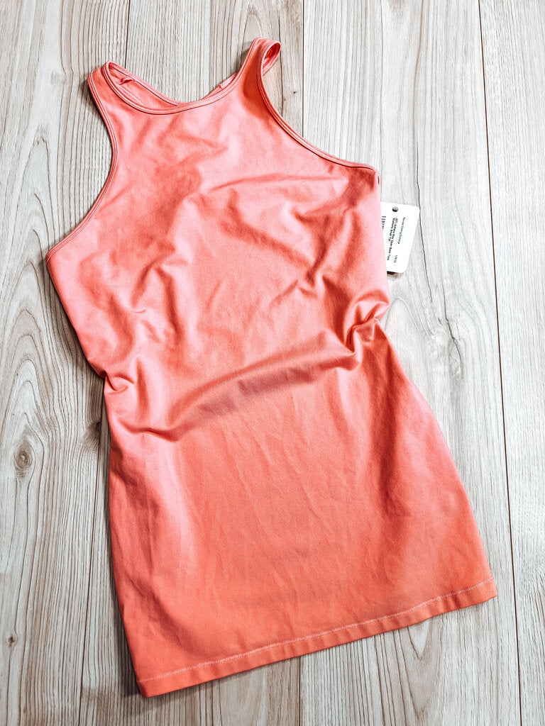 (ST) Athleta Pink Open Back Tank Womens