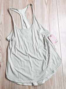 (4) Lululemon Neon Striped Tank Womens