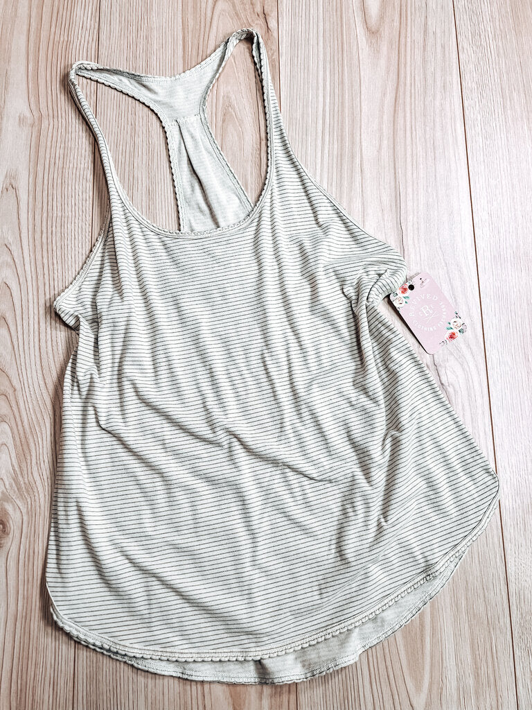 (4) Lululemon Neon Striped Tank Womens