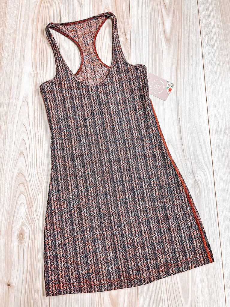 (6) Lululemon Maroon Patterned Tank Womens