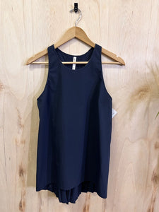(XS) Athleta Navy Accordian Tank Womens