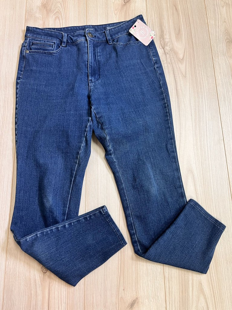 (8) Jill Denim Dark Wash Skinny Jeans Womens