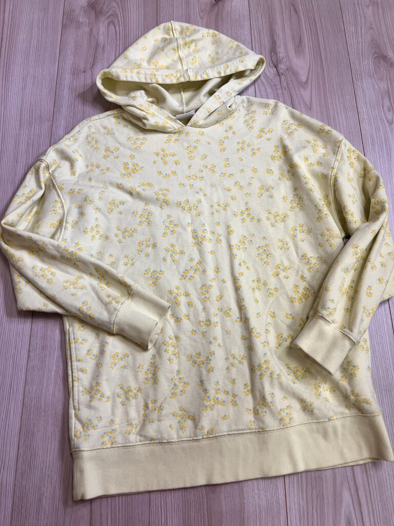 (M) Abound Yellow Floral Hoodie Womens