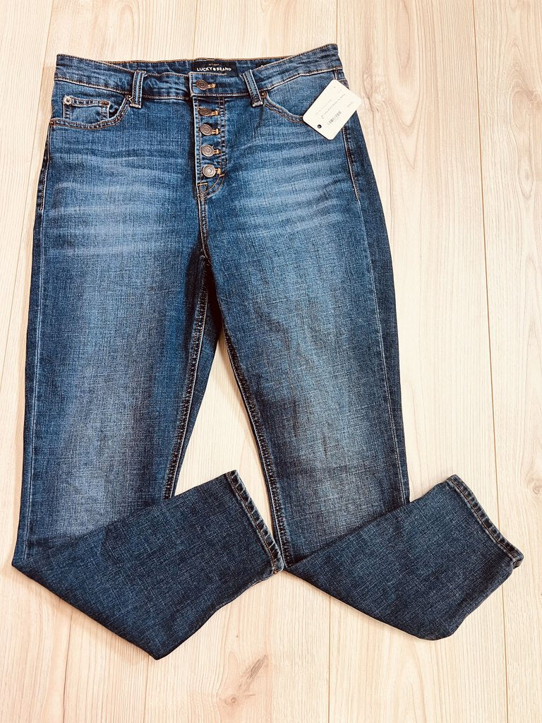(8) Lucky Brand Button Fly Skinny