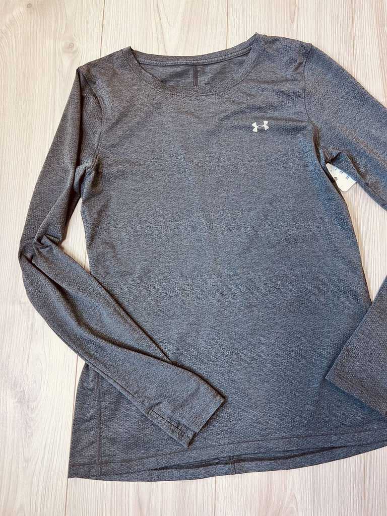 (S) Under Armour Gray Athletic Tee
