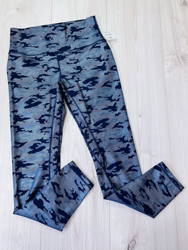 (8/10) Zyia Blue Silver Camo Leggings Womens