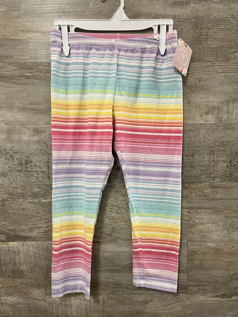 10/12) Place Rainbow Striped Leggings Girls – Revived Clothing