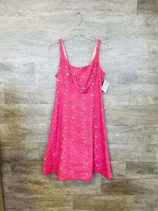 (4) J Crew Pink Eyelet Dress Womens