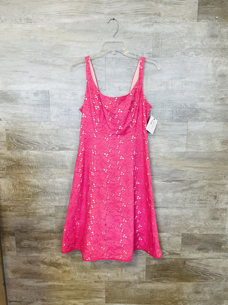 (4) J Crew Pink Eyelet Dress Womens