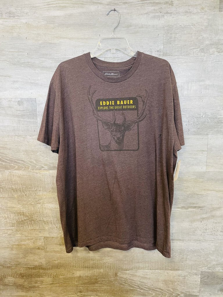 (XL) Eddie Bauer Brown Deer Shirt Mens