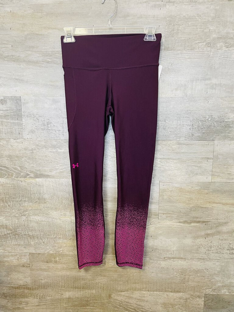 (S) Under Armour Purple Ombre Leggings Womens