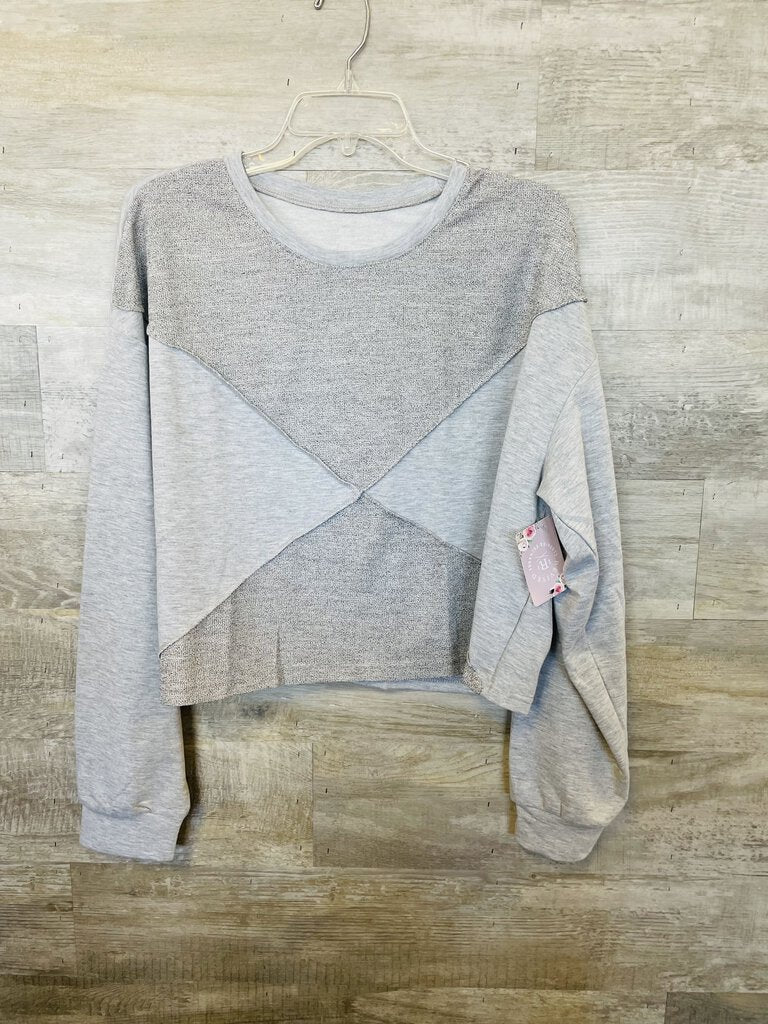 (XL) Boutique Gray Sweatshirt Pullover
