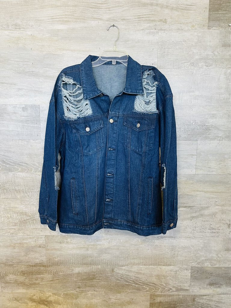(M) Boutique Dark Jean Jacket Women's