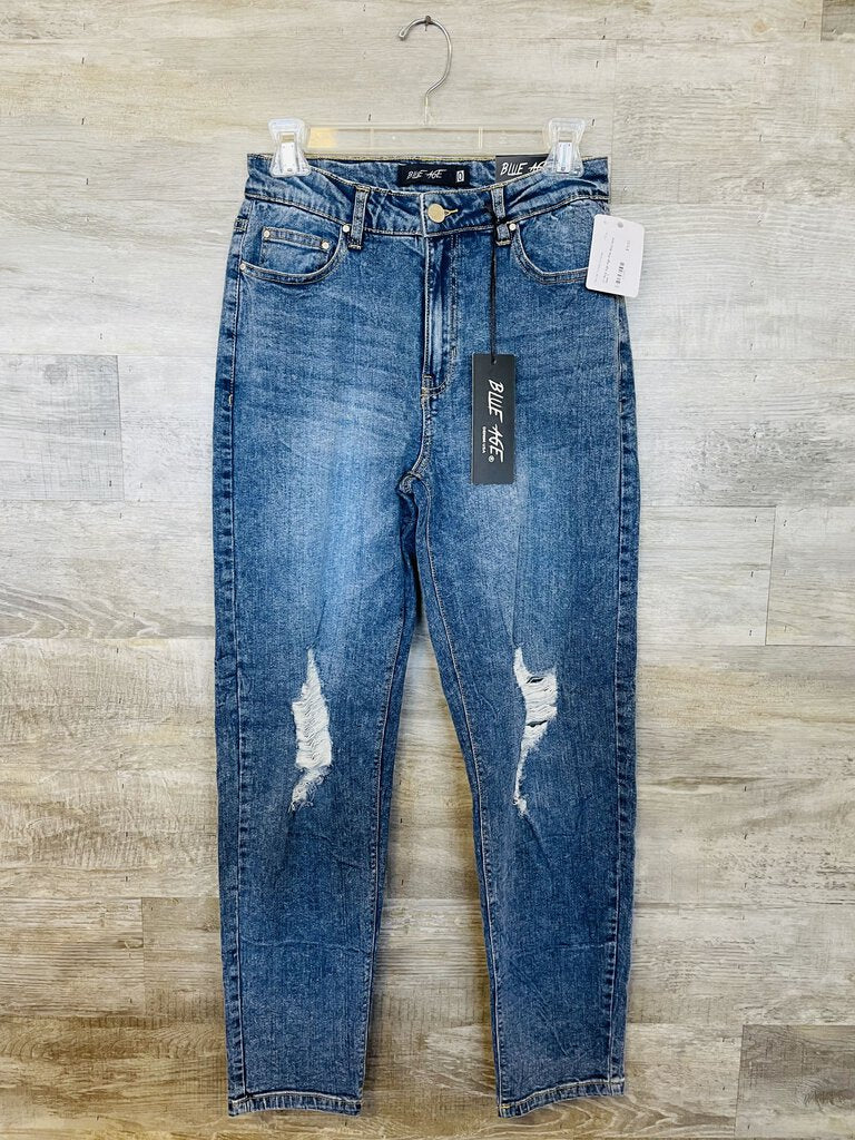 (9) Blue Age High Rise Boyfriend Jean