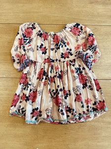 (8) Matilda Jane Pink Floral Tunic