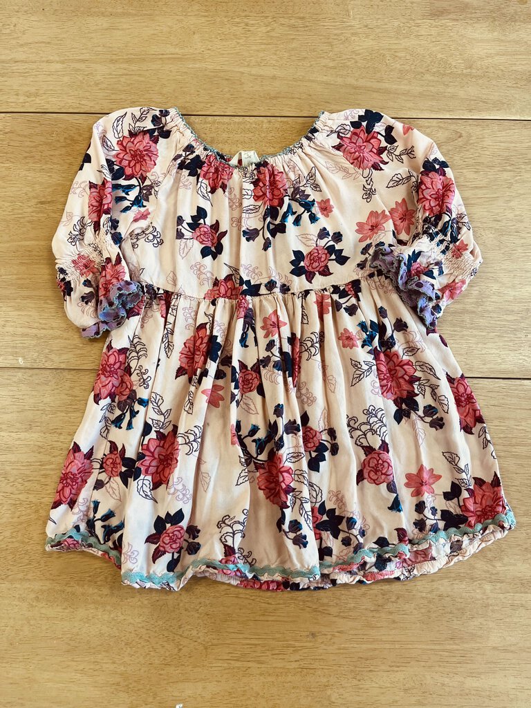 (8) Matilda Jane Pink Floral Tunic