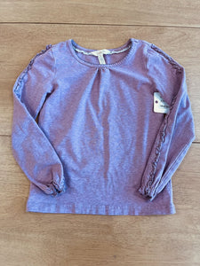 (6) Matilda Jane Maroon LS Tee Girl's