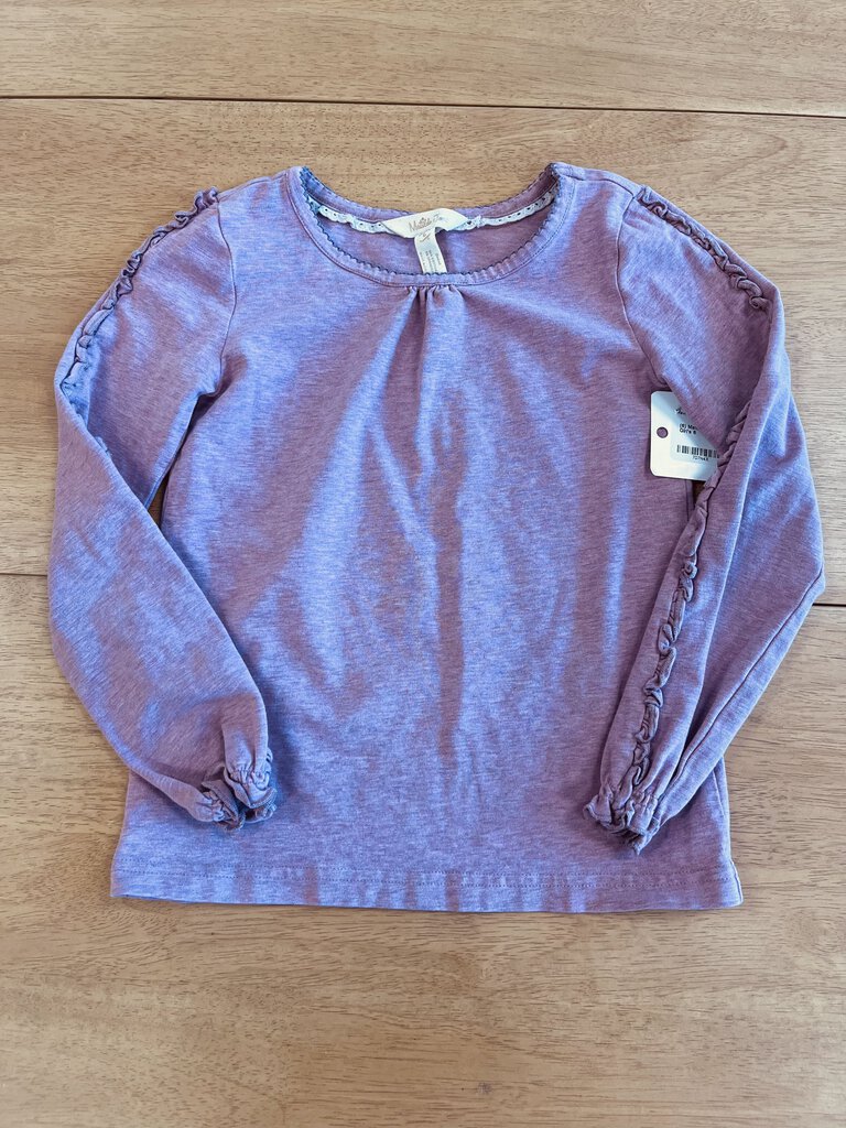 (6) Matilda Jane Maroon LS Tee Girl's