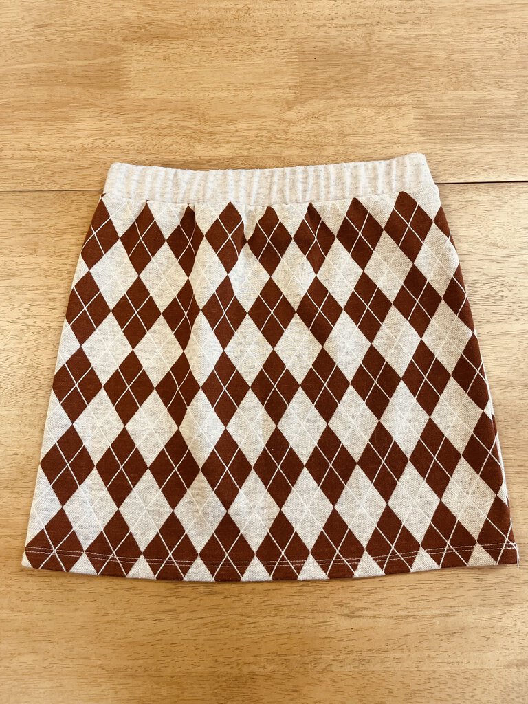 (10) BTween Girl's Argyle Skirt