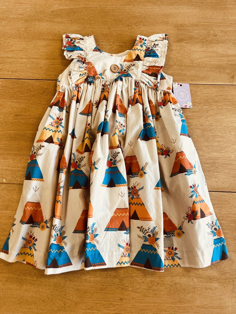 (6/7) Eleanor Rose Teepee Dress Girl's
